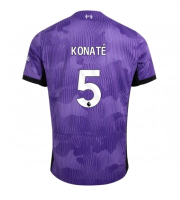 Liverpool Ibrahima Konate #5 Kolmaspaita 2023-24 Lyhyet Hihat